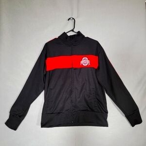 Colosseum Mens Ohio State Buckeyes Full Zip Sweatshirt Size Large